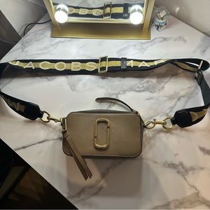 Marc Jacobs Snapshot Bag Beige/Black/Gold